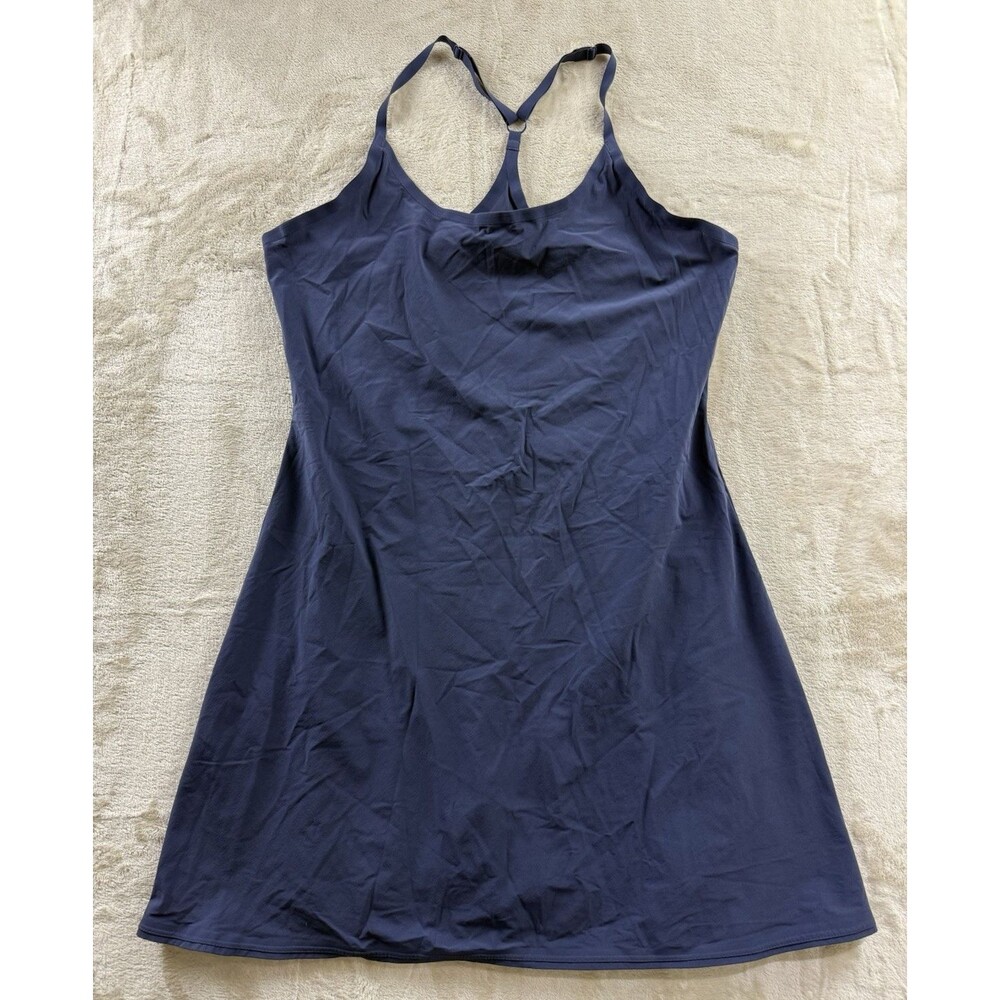Outdoor Voices Exercise Dress Navy Built in Bottoms - Size Large